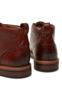 Clarks Trzewiki Aldwin Chukka 26178425 Brązowy. Kolor: brązowy. Materiał: skóra