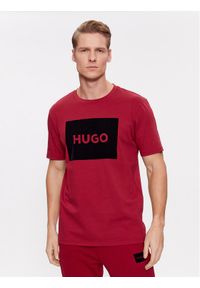Hugo T-Shirt Dulive_V 50501004 Czerwony Regular Fit. Kolor: czerwony. Materiał: bawełna