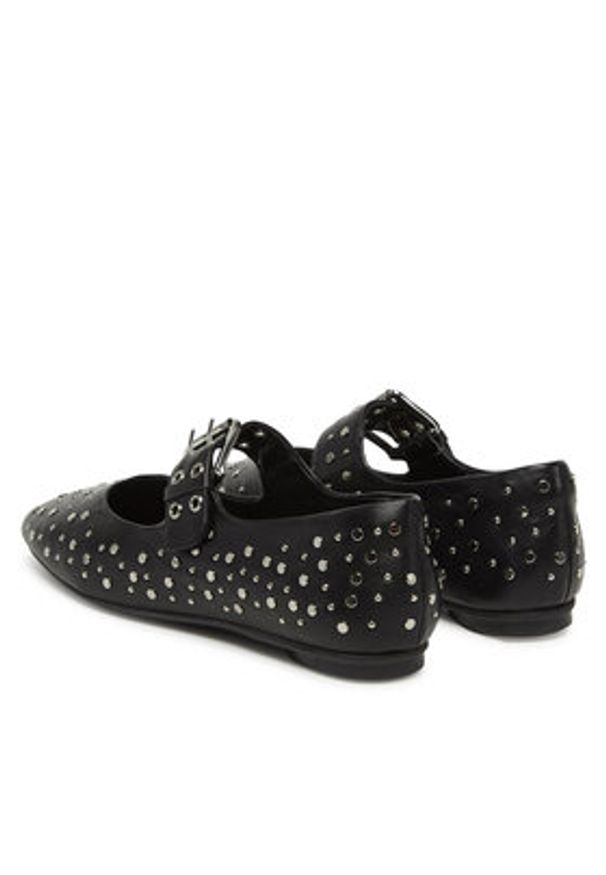 Bronx Baleriny Next-Wagon 66584-D Czarny. Kolor: czarny. Materiał: skóra