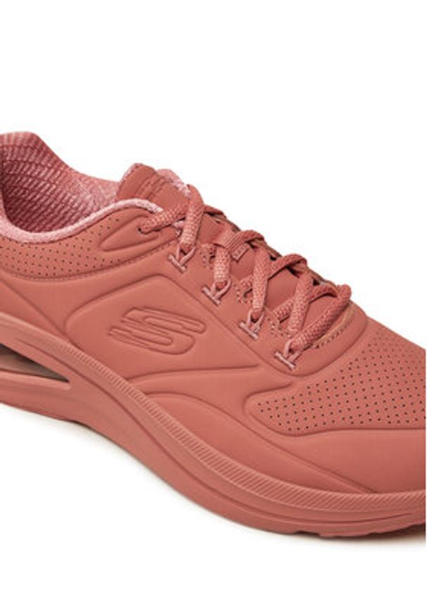 skechers - Skechers Sneakersy 150136/RUST Różowy. Kolor: różowy. Materiał: skóra