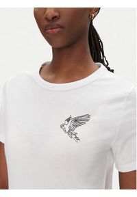 BOSS T-Shirt C_Elogo_21 50540260 Beżowy Slim Fit. Kolor: beżowy. Materiał: bawełna #5