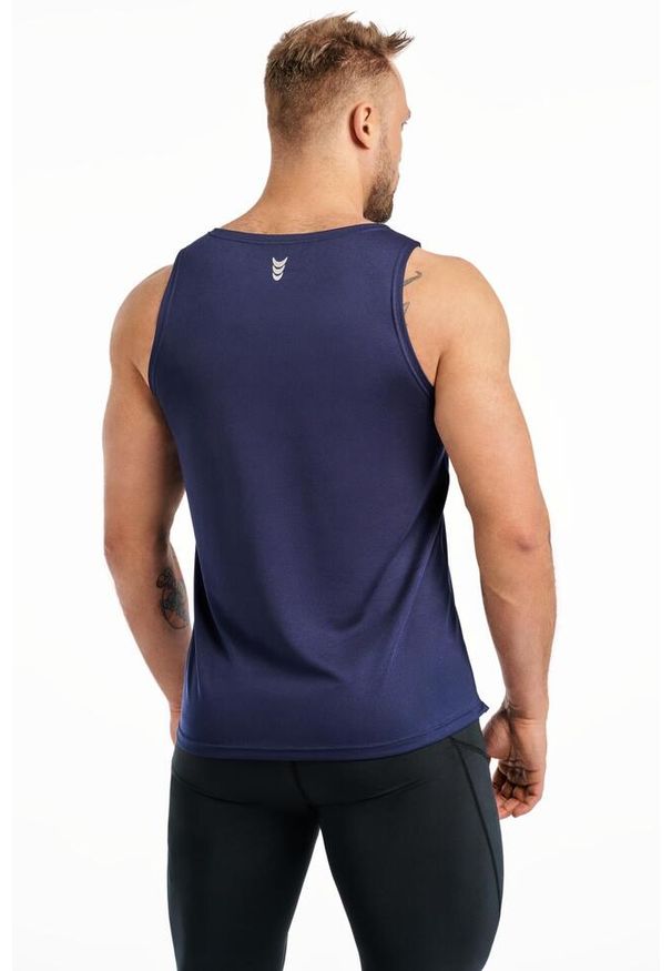 ROUGH RADICAL - Tank Top fitness męski Rough Radical Fine. Kolor: niebieski. Styl: sportowy. Sport: fitness