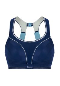 Biustonosz treningowy Shock Absorber Ultimate Run Bra. Kolor: niebieski. Sport: bieganie