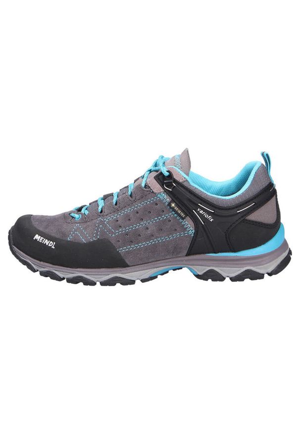 MEINDL - Buty trekkingowe damskie Meindl Ontario Gore-Tex. Kolor: szary, niebieski, wielokolorowy. Styl: sportowy