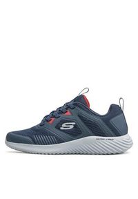 skechers - Skechers Sneakersy High Degree 232279/NVY Granatowy. Kolor: niebieski. Materiał: materiał #2