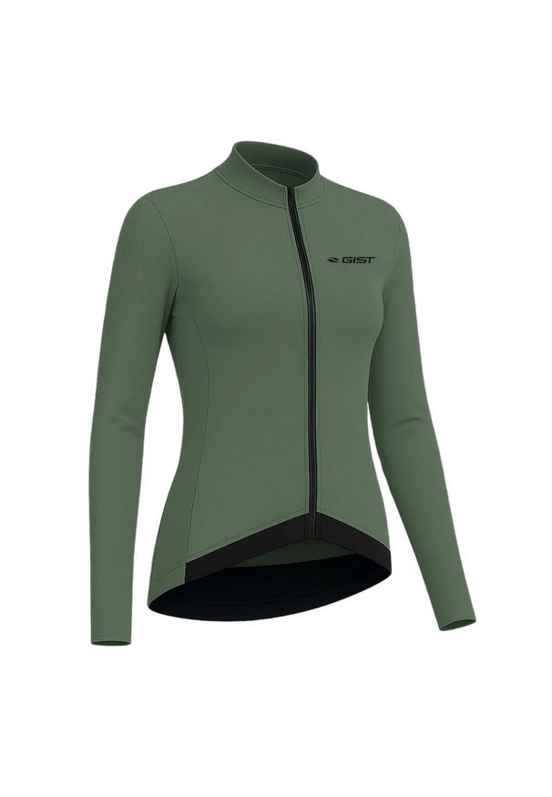 GIST - Koszulka rowerowa KIN, zielona. Kolor: zielony. Materiał: polar. Sport: kolarstwo
