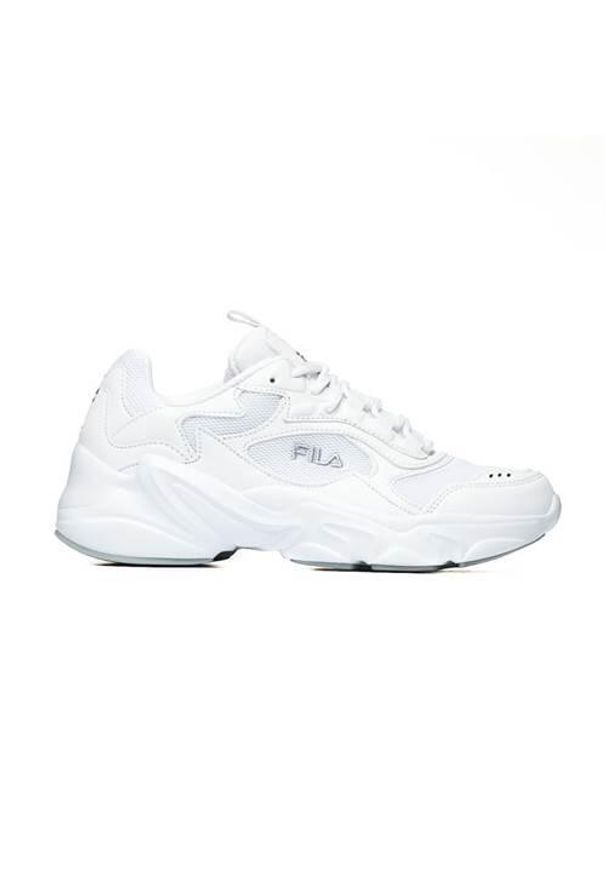 Buty do chodzenia damskie Fila Collene Teens. Zapięcie: sznurówki. Kolor: biały. Materiał: syntetyk, materiał. Szerokość cholewki: normalna. Sport: turystyka piesza