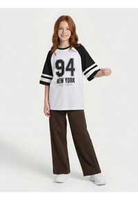 Sinsay - Koszulka z nadrukiem - biały. Kolor: biały. Wzór: nadruk #1