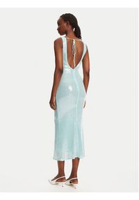 BARDOT - Bardot Sukienka koktajlowa Isha Sequin 59272DB Turkusowy Slim Fit. Kolor: turkusowy. Materiał: syntetyk. Styl: wizytowy #3