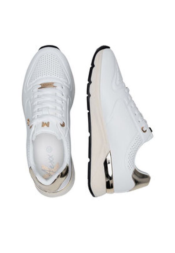 MEXX Sneakersy MI001008143W Biały. Kolor: biały. Materiał: skóra