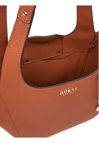 Guess Torebka Calista HWBG73 34220 Brązowy. Kolor: brązowy. Materiał: skórzane