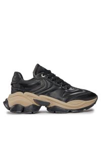 Bronx Sneakersy Platform sneaker 66462B-P Czarny. Kolor: czarny. Materiał: materiał. Obcas: na platformie #1