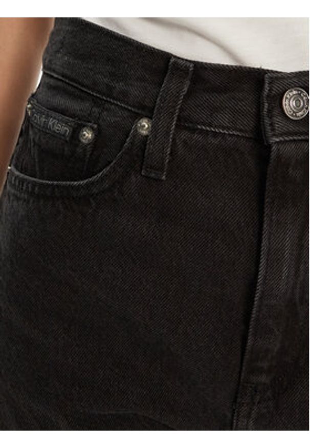 Calvin Klein Jeans Jeansy J20J224505 Czarny Straight Fit. Kolor: czarny