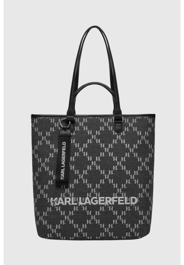 Karl Lagerfeld - KARL LAGERFELD Szara shopperka JKRD 2.0. Kolor: szary