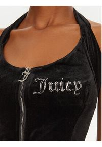 Juicy Couture Top Diane JCBCT224834 Czarny Slim Fit. Kolor: czarny. Materiał: syntetyk