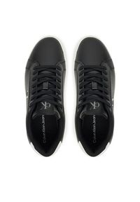 Calvin Klein Jeans Sneakersy Classic Cupsole Mono Lth Wn YW0YW01902 Czarny. Kolor: czarny. Materiał: skóra