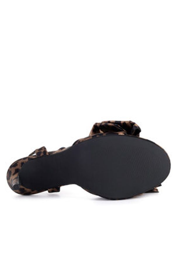 Jenny - JENNY Sandały CWBFS117 Brązowy. Kolor: brązowy. Materiał: materiał