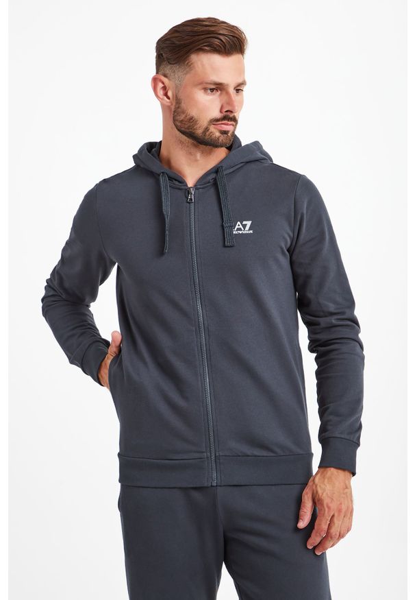 EA7 Emporio Armani - Bluza EA7 EMPORIO ARMANI. Typ kołnierza: kaptur. Materiał: bawełna. Wzór: nadruk. Styl: sportowy