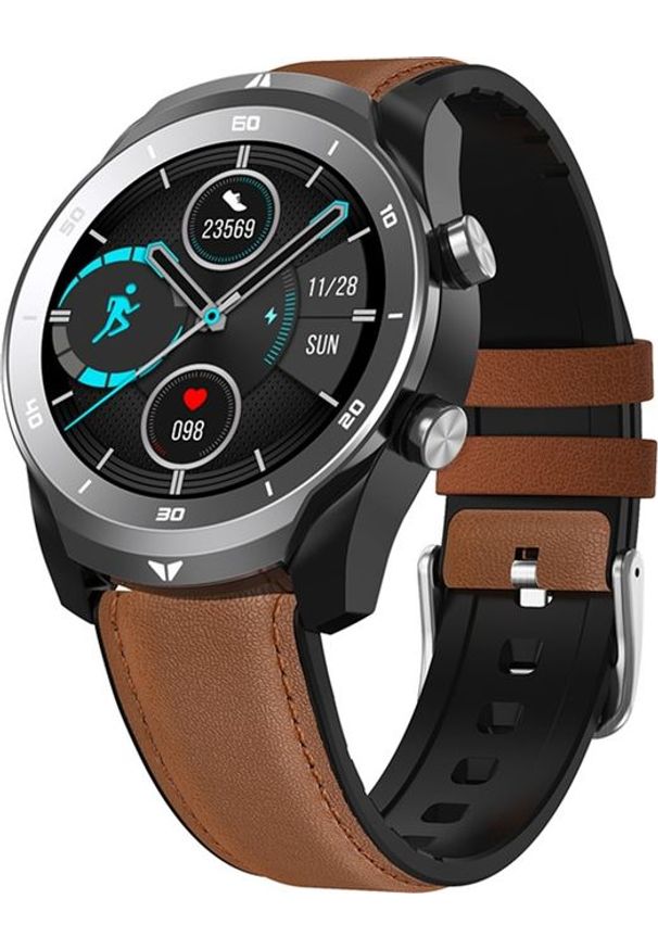 ZAXER - Smartwatch Zaxer DT79 Brązowy. Rodzaj zegarka: smartwatch. Kolor: brązowy