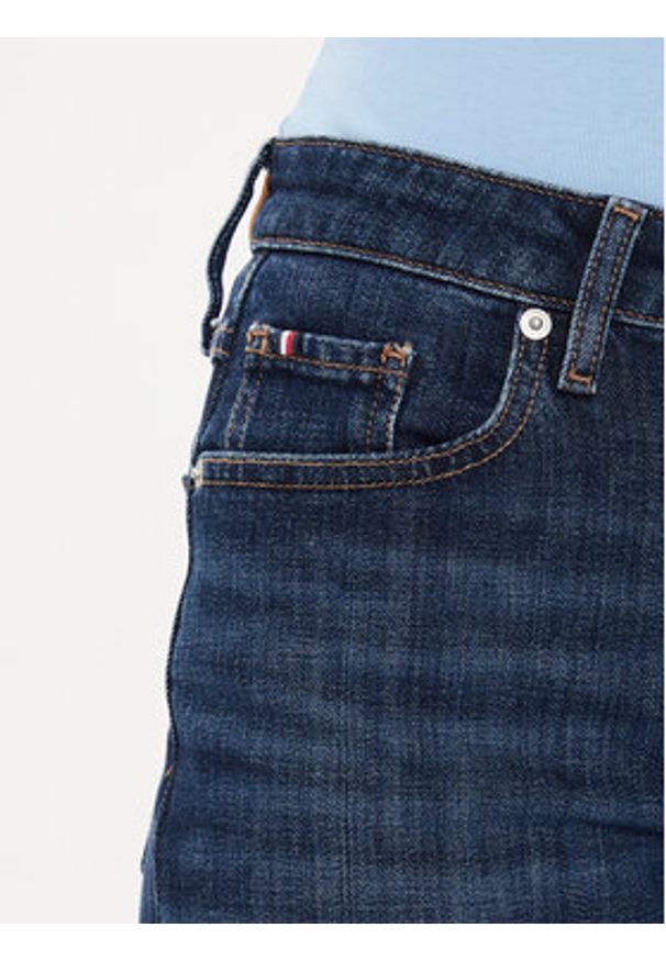 TOMMY HILFIGER - Tommy Hilfiger Jeansy Classic WW0WW42203 Granatowy Straight Fit. Kolor: niebieski