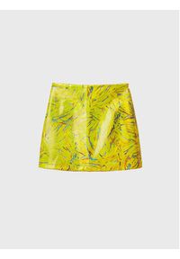 Desigual Spódnica mini Ida 22WWFW01 Żółty Slim Fit. Kolor: żółty. Materiał: syntetyk #5