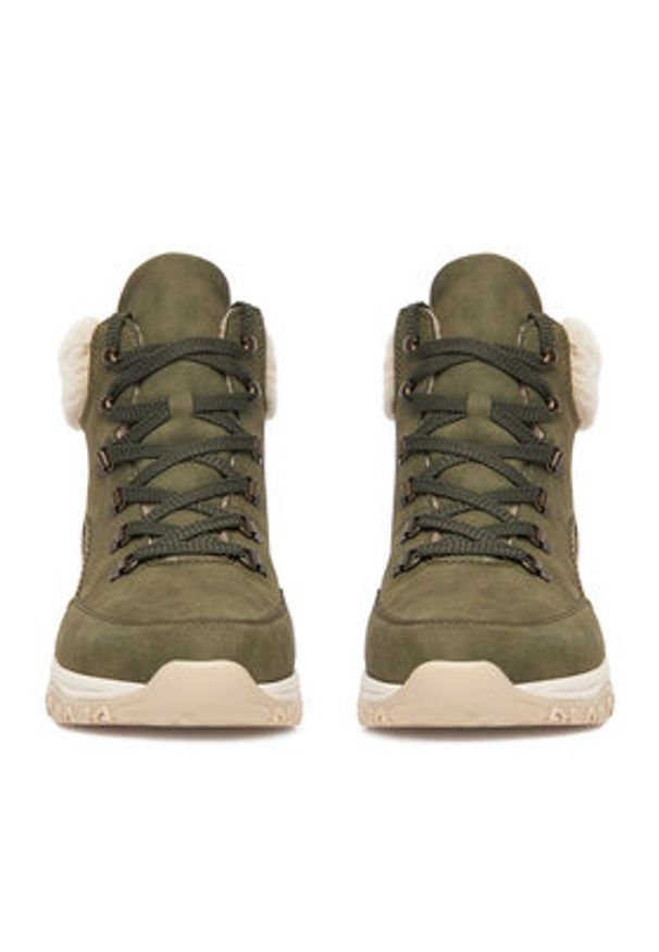 Rieker Trzewiki CEO-M9610-54 Khaki. Kolor: brązowy. Materiał: materiał, syntetyk