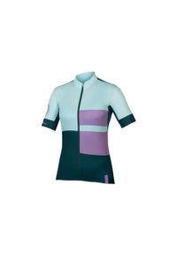 ENDURA - Koszulka rowerowa damska Endura FS260 Print W. Kolor: fioletowy. Wzór: nadruk. Sport: kolarstwo