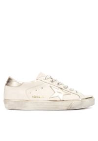 GOLDEN GOOSE Sneakersy Super-Star Classic With List GWF00101.F007558.10698 Beżowy. Kolor: beżowy. Materiał: skóra