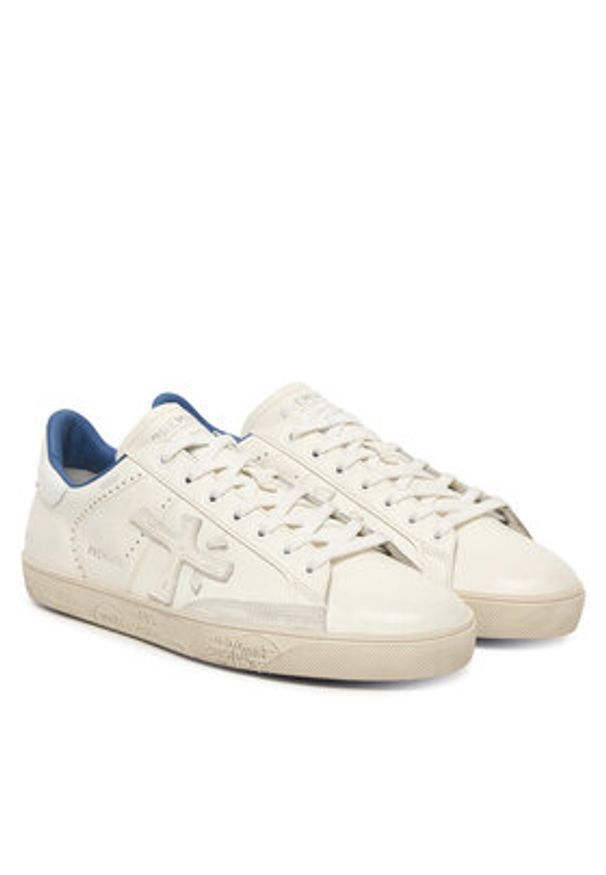 Premiata Sneakersy Steven Var 6652 Biały. Kolor: biały. Materiał: skóra