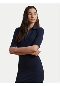 Lauren Ralph Lauren - LAUREN RALPH LAUREN Sukienka dzianinowa 200973609001 Granatowy Slim Fit. Kolor: niebieski. Materiał: syntetyk #3