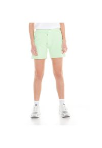 LEONE 1947 APPAREL - Podstawowe spodenki damskie. Kolor: zielony. Materiał: tkanina. Sport: fitness