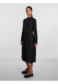 Pieces Sukienka koszulowa 17140732 Czarny Regular Fit. Kolor: czarny. Materiał: wiskoza. Typ sukienki: koszulowe #4