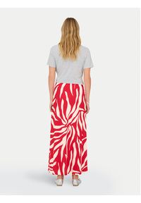 only - ONLY Spódnica maxi Chigo Sakura 15366894 Czerwony Regular Fit. Kolor: czerwony. Materiał: syntetyk #6