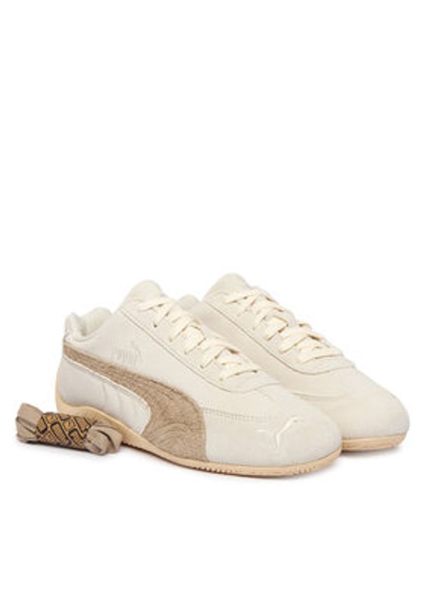 Puma Sneakersy Speedcat Elevated 403619 01 Écru. Materiał: zamsz, skóra