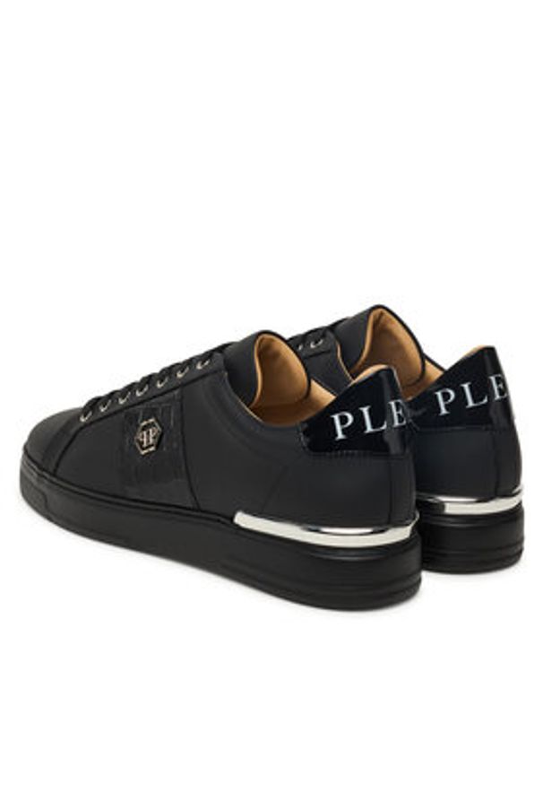 Philipp Plein - PHILIPP PLEIN Sneakersy FAES USC0664 PLE010N Czarny. Kolor: czarny. Materiał: skóra