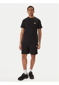 Calvin Klein Jeans T-Shirt Waffle Badge LV04RD008G Czarny Regular Fit. Kolor: czarny. Materiał: syntetyk #2