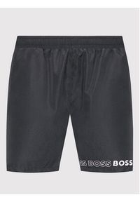 BOSS - Boss Szorty kąpielowe Dolphin 50469590 Czarny Regular Fit. Kolor: czarny. Materiał: syntetyk