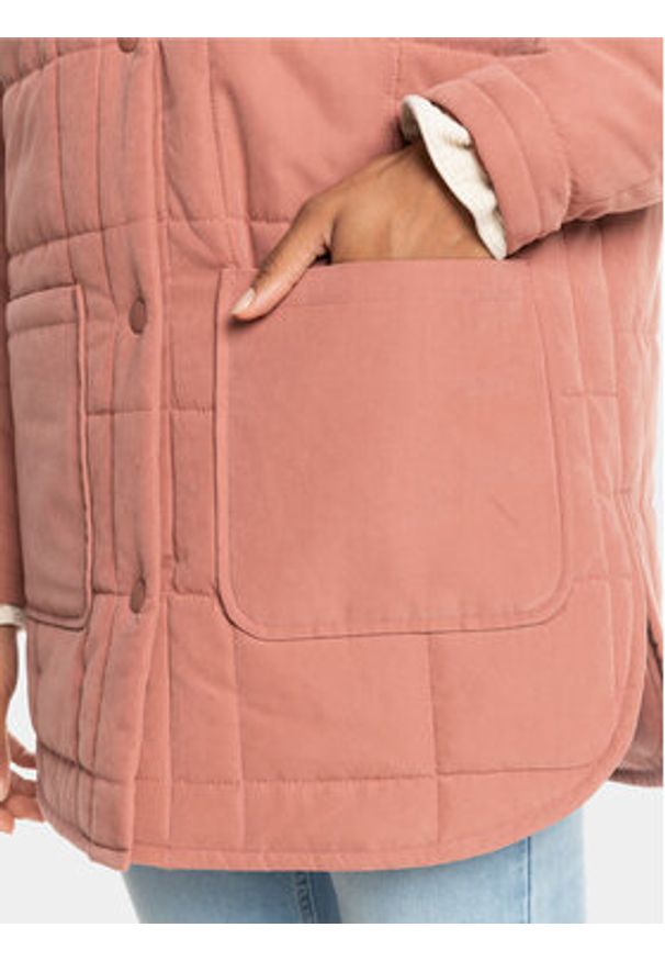 Roxy Kurtka przejściowa Next Up Jckt ERJJK03568 Pomarańczowy Regular Fit. Kolor: pomarańczowy. Materiał: syntetyk