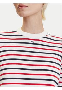 Tommy Jeans Sweter Essential DW0DW20159 Kolorowy Regular Fit. Wzór: kolorowy
