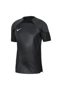 Nike - Męska Koszulka Bramkarska Gardien 4 DriFIT Z Krótkim Rękawem. Kolor: szary. Długość rękawa: krótki rękaw. Długość: krótkie. Sport: turystyka piesza