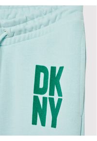 DKNY Spodnie dresowe D34A70 M Niebieski Regular Fit. Kolor: niebieski. Materiał: bawełna, dresówka