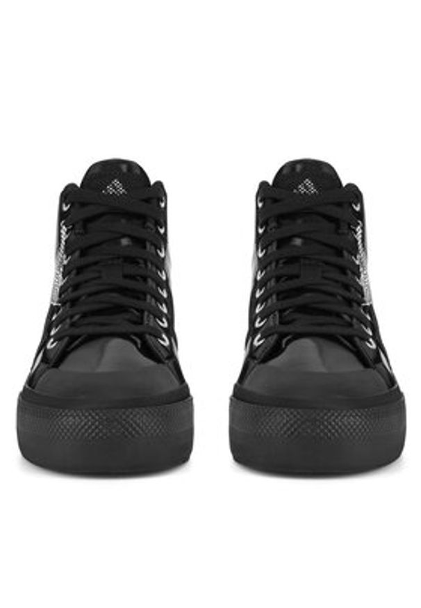 Adidas - adidas Sneakersy BRAVADA 2.0 MID PLATFORM IH0748 Czarny. Kolor: czarny. Materiał: materiał. Obcas: na platformie
