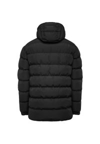 ROLY - Męska Ocieplana Kurtka Nepal. Kolor: czarny. Materiał: puch. Sport: turystyka piesza