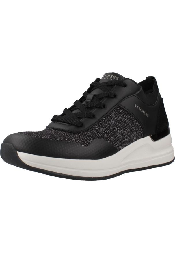 skechers - Buty SKECHERS BILLION 2 - WINNING Czarny. Kolor: szary, wielokolorowy, czarny. Materiał: syntetyk, materiał. Model: Skechers Sport. Sport: turystyka piesza