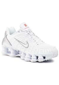 Nike Sneakersy Shox Tl AR3566 100 Biały. Kolor: biały. Materiał: materiał #1
