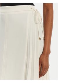 Rinascimento Spódnica midi CFC0122491003 Écru Regular Fit. Materiał: syntetyk