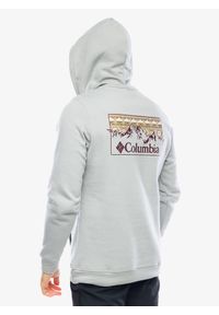 columbia - Bluza z kapturem męska Columbia Trek Graphic Hoodie. Typ kołnierza: kaptur. Kolor: szary