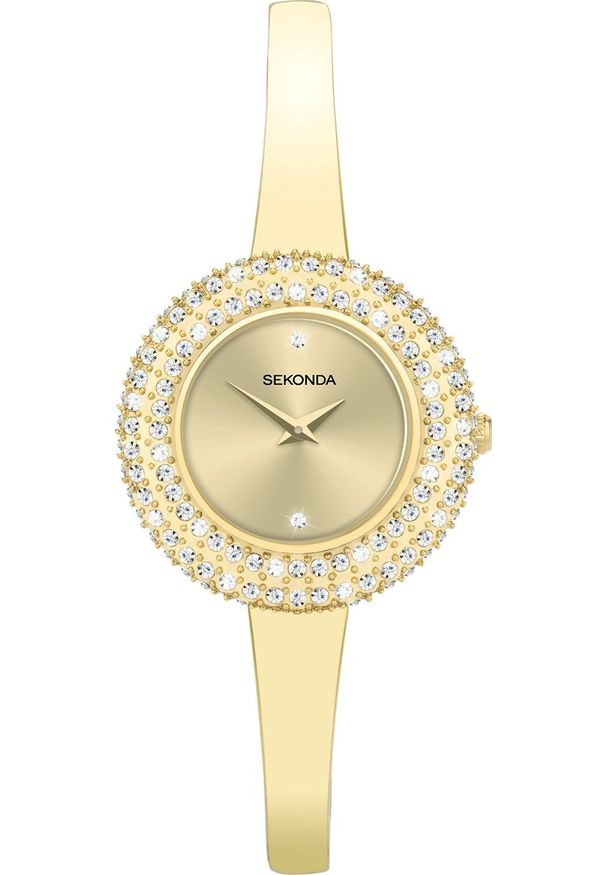 Zegarek Sekonda Zegarek damski Sekonda 40588 CYRKONIE złoty. Kolor: złoty