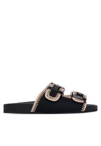 Weekend Max Mara Klapki 2615521055600 Czarny. Kolor: czarny. Materiał: materiał #1