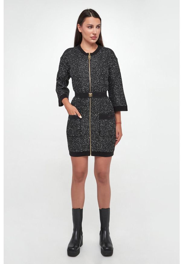 Elisabetta Franchi - Sukienka cekinowa mini ELISABETTA FRANCHI. Długość: mini
